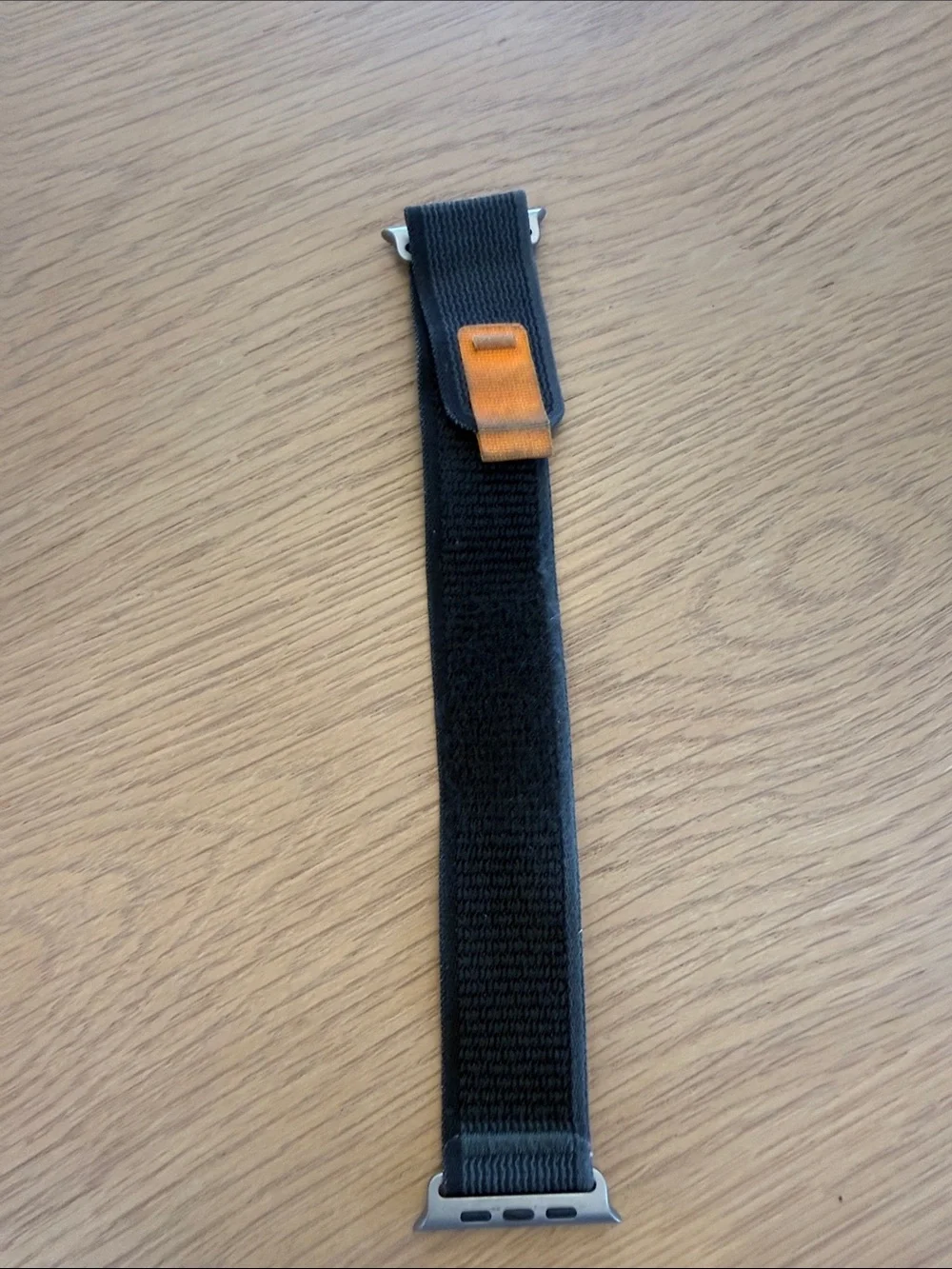 Apple Watch Bands in Black, Orange & Light Gray
